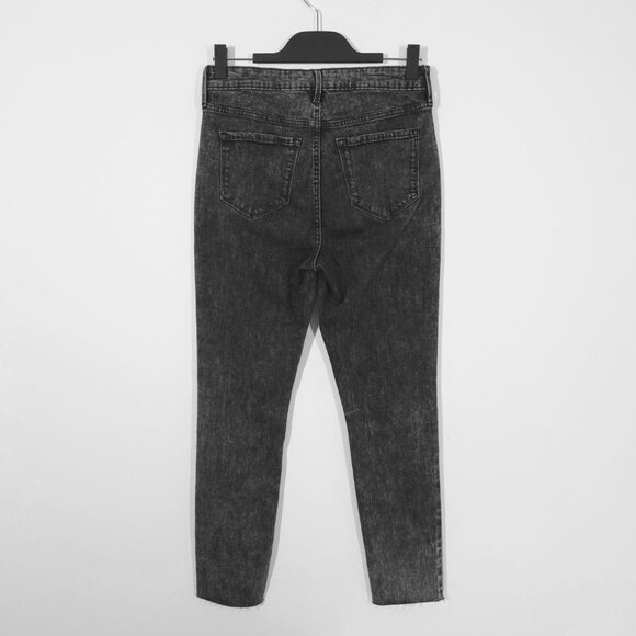 Old Navy Acid Wash Cutoff Rockstar Super Skinny High Rise Jeans - Picture 6 of 8